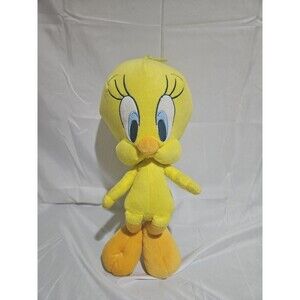 Looney Tunes Tweety Bird Plush 14”– Yellow Soft By Grupo Ruz